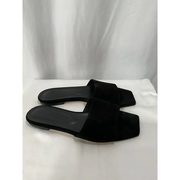 Aeyde 'Anna' Black Sandals Size 9