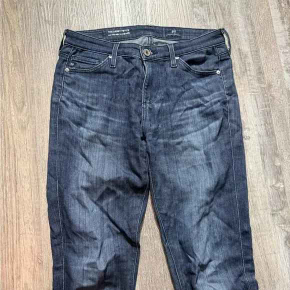 AG Adriano Goldschmied Abbey Petite Jeans - Mid-Rise, Super Skinny, Dark Wash