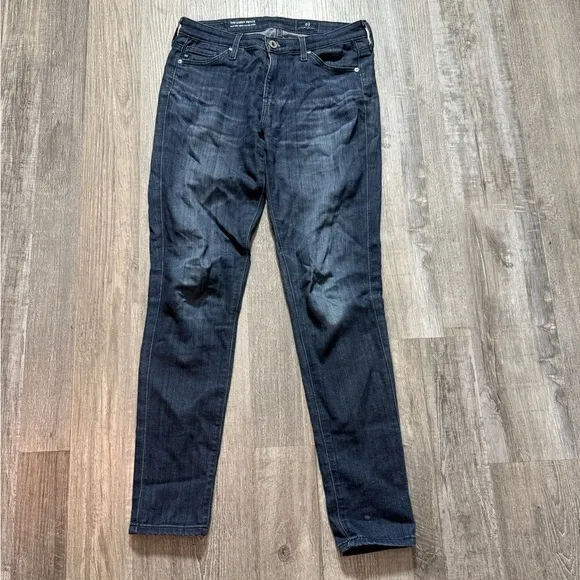 AG Adriano Goldschmied Abbey Petite Jeans - Mid-Rise, Super Skinny, Dark Wash