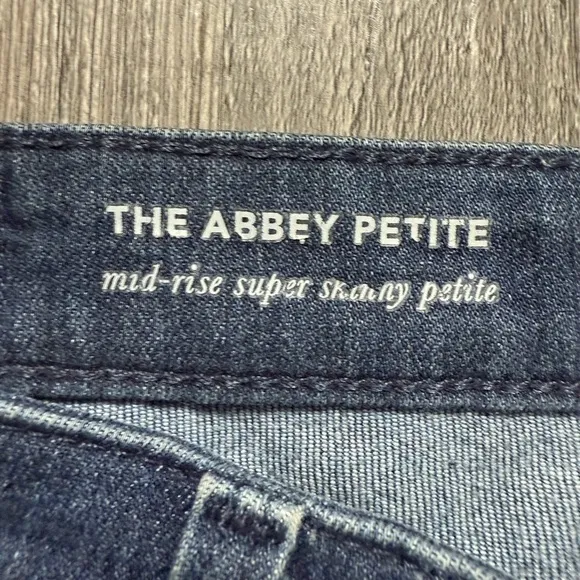 AG Adriano Goldschmied Abbey Petite Jeans - Mid-Rise, Super Skinny, Dark Wash