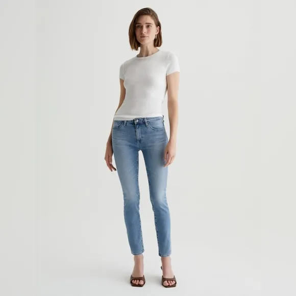 AG-ED Denim Adriano Goldschmied The Prima Cigarette Ankle Jeans Women's Size 28R