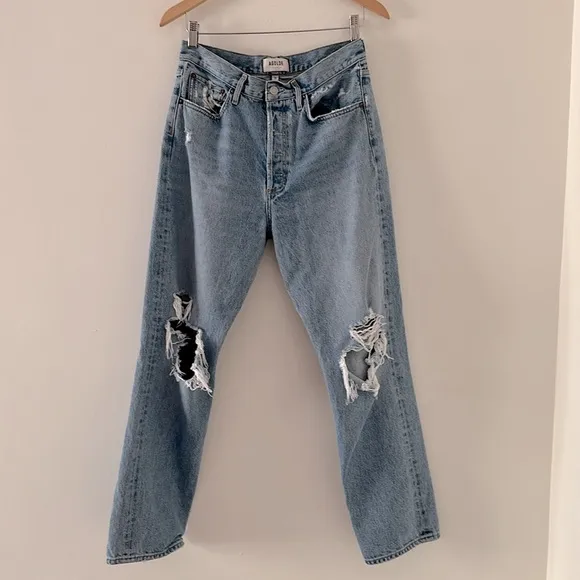 AGOLDE 90'S MID RISE STRAIGHT
