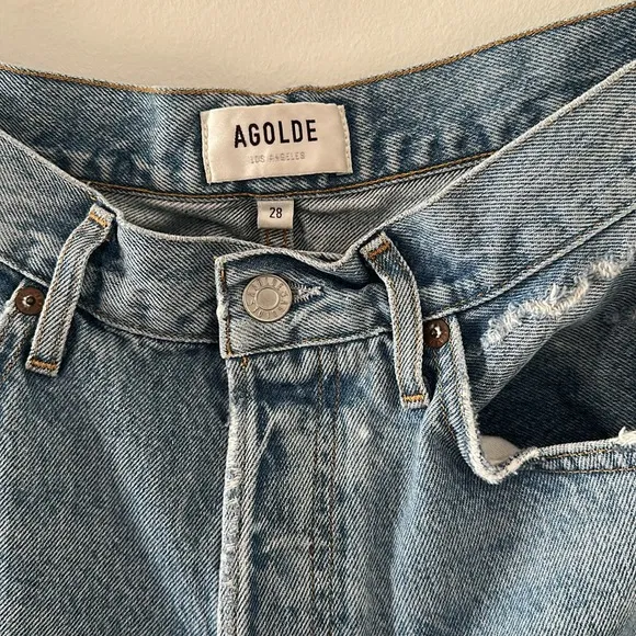 AGOLDE 90'S MID RISE STRAIGHT