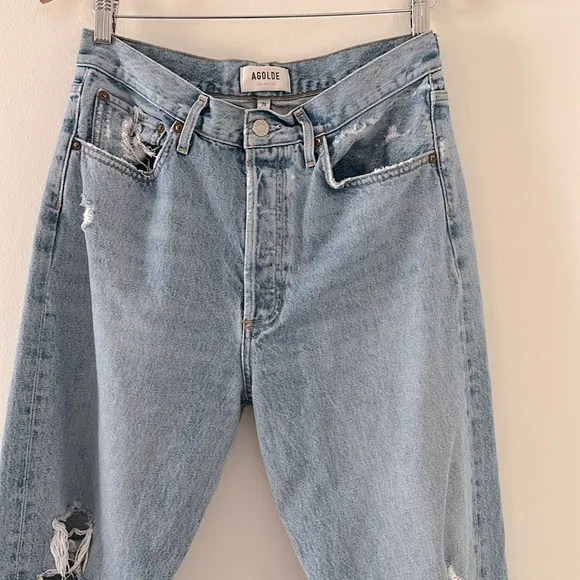 AGOLDE 90'S MID RISE STRAIGHT