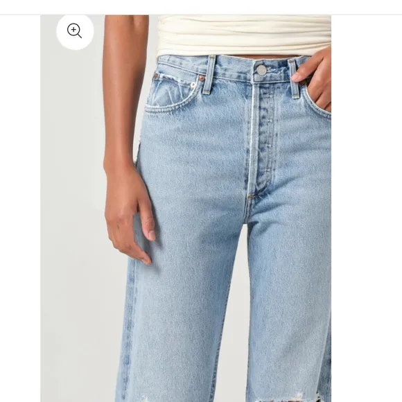 AGOLDE 90'S MID RISE STRAIGHT