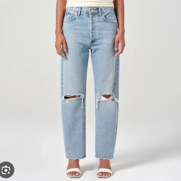 AGOLDE 90'S MID RISE STRAIGHT