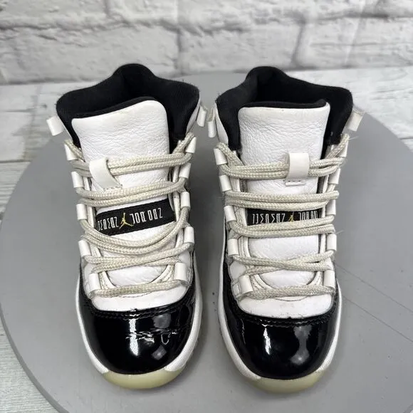 Air Jordan 11 Retro (PS) Size 11C Shoes 'DMP Gratitude' Youth Athletic Sneakers