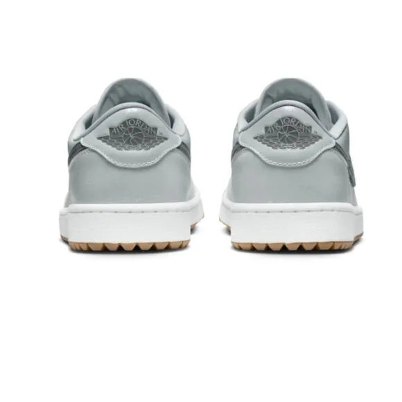 Air Jordan Men's 1 Low G Golf Shoes - Color: Wolf Grey/White