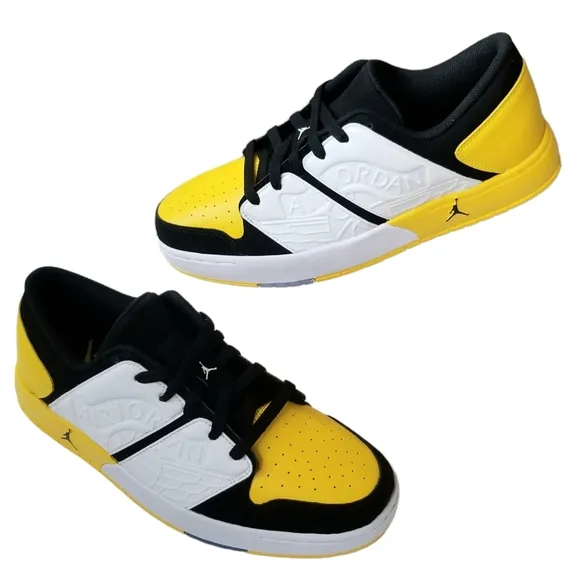 Air Jordan Nu Retro 1 Low Mens Size 10 Tour Yellow Sneakers Shoes DV5141-017