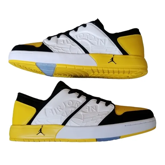 Air Jordan Nu Retro 1 Low Mens Size 10 Tour Yellow Sneakers Shoes DV5141-017