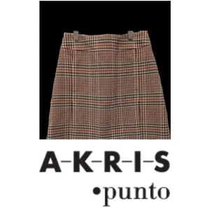 Akris Punto Plaid Skirt