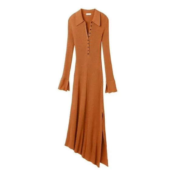 A.L.C. Lance Knit Dress In Cognac Women’s  Small fitted