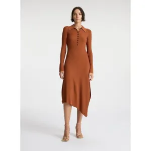 A.L.C. Lance Knit Dress In Cognac Women’s  Small fitted