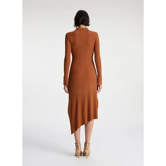 A.L.C. Lance Knit Dress In Cognac Women’s  Small fitted