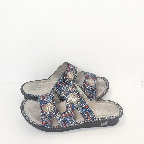 Alegria leather Violette sandals