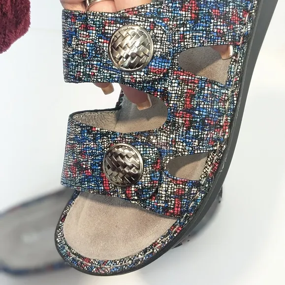 Alegria leather Violette sandals