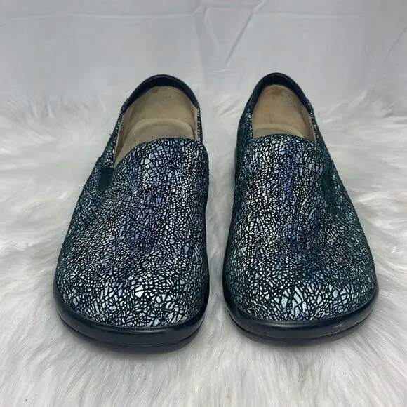 Alegria Keli PRO Slip On Crackle And Pop Shoes Sz 39/US 9