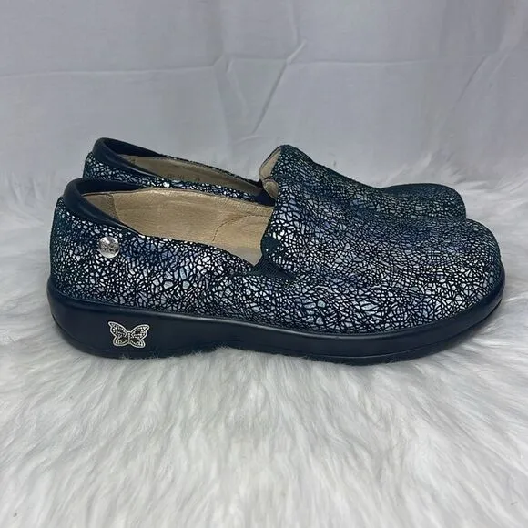 Alegria Keli PRO Slip On Crackle And Pop Shoes Sz 39/US 9