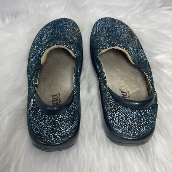 Alegria Keli PRO Slip On Crackle And Pop Shoes Sz 39/US 9