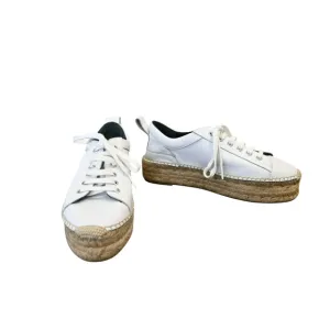 Alexander McQueen Espadrille Sneakers White Size 39 US 9 Platform Womens