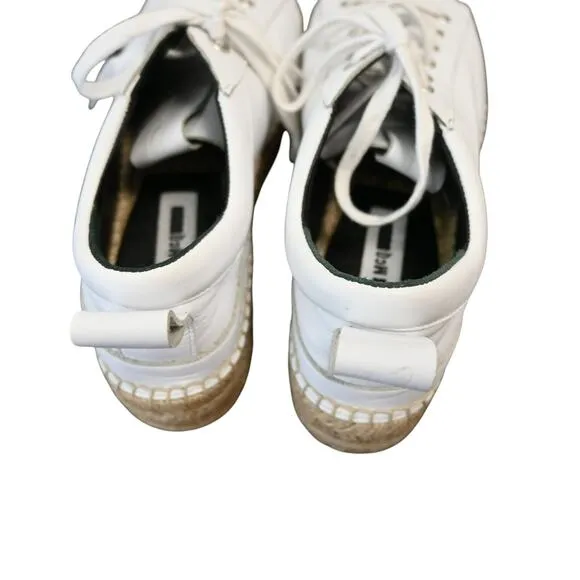 Alexander McQueen Espadrille Sneakers White Size 39 US 9 Platform Womens