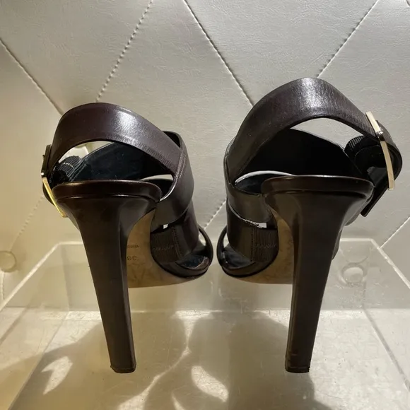 Alexander wang “kerry” sandals in molasses brown sz 38 Good condition