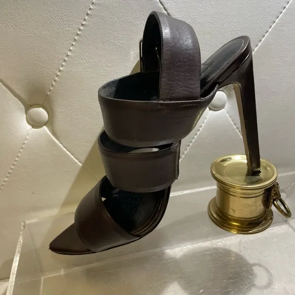 Alexander wang “kerry” sandals in molasses brown sz 38 Good condition