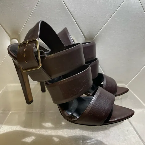 Alexander wang “kerry” sandals in molasses brown sz 38 Good condition