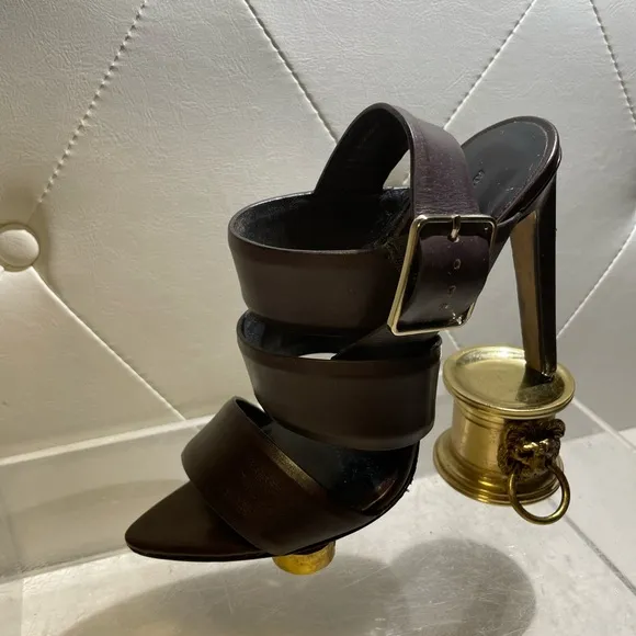 Alexander wang “kerry” sandals in molasses brown sz 38 Good condition