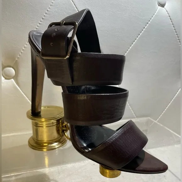 Alexander wang “kerry” sandals in molasses brown sz 38 Good condition