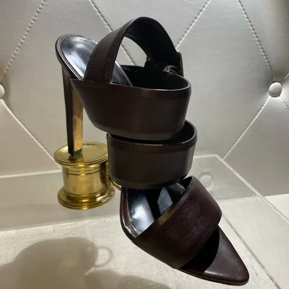 Alexander wang “kerry” sandals in molasses brown sz 38 Good condition