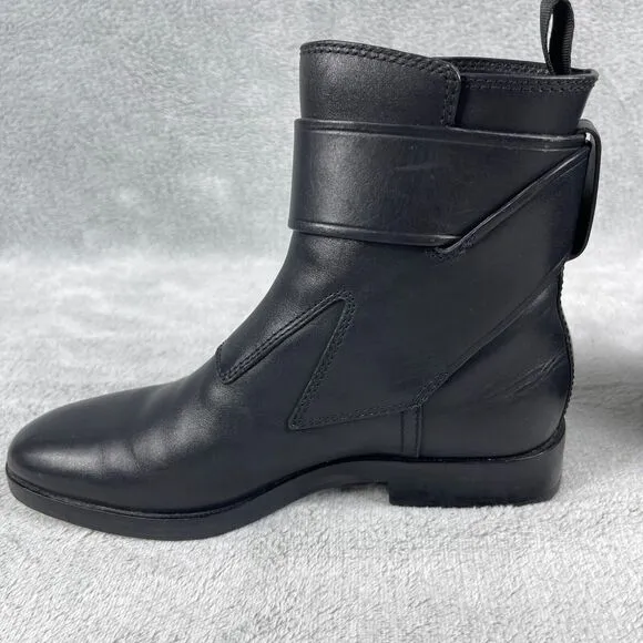 Alexander Wang Women's Boots US 6 Black Leather Casual Ankle Biker Boots