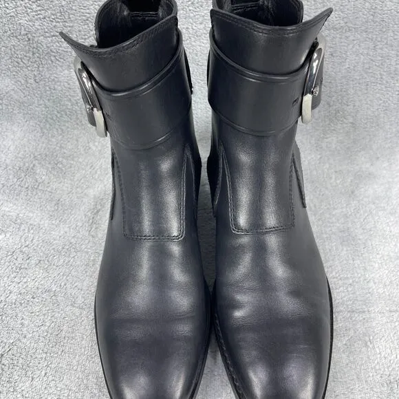 Alexander Wang Women's Boots US 6 Black Leather Casual Ankle Biker Boots