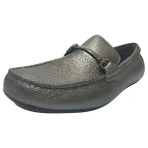 Alfani Mens Marcus Tumbled Drivers Pewter Loafers 9.5