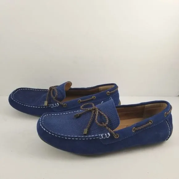 ALFANI Men's Blue Suede Loafers. Size 9M.  S693.