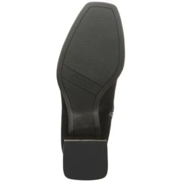 ALFANI Womens Black Zipper Accent Nanda Square Toe Block Heel Heeled Boots 5.5 M