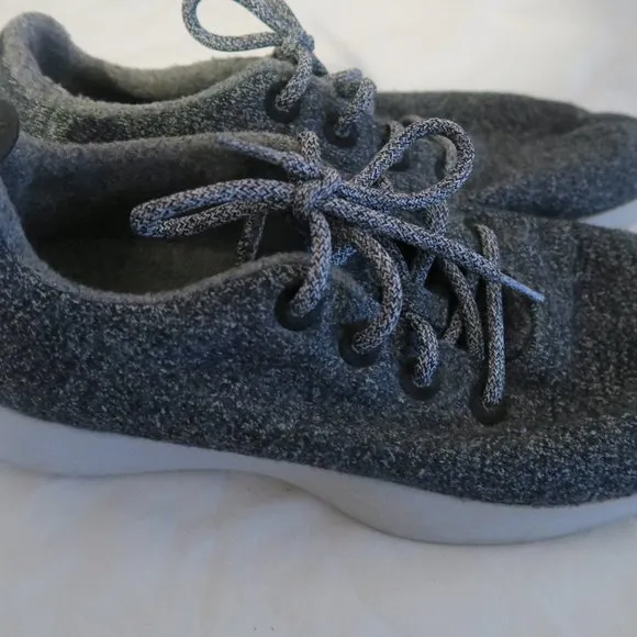 Allbirds Men's Wool Runners Natural Grey/Grey Sole Comfort Shoes Size 11