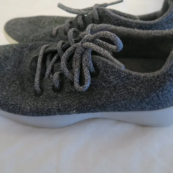 Allbirds Men's Wool Runners Natural Grey/Grey Sole Comfort Shoes Size 11
