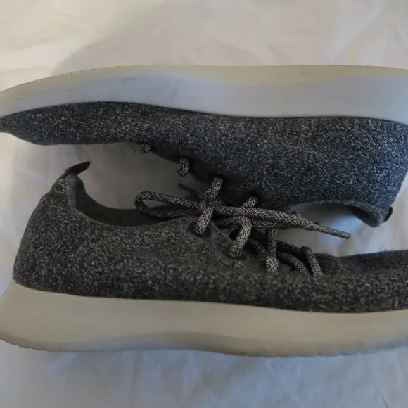 Allbirds Men's Wool Runners Natural Grey/Grey Sole Comfort Shoes Size 11