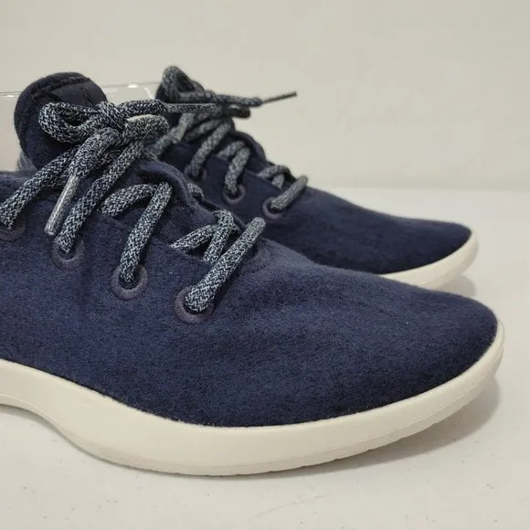 AllBirds Navy Blue Wool Runners Comfort Shoes Men's Size 9 CLEAN