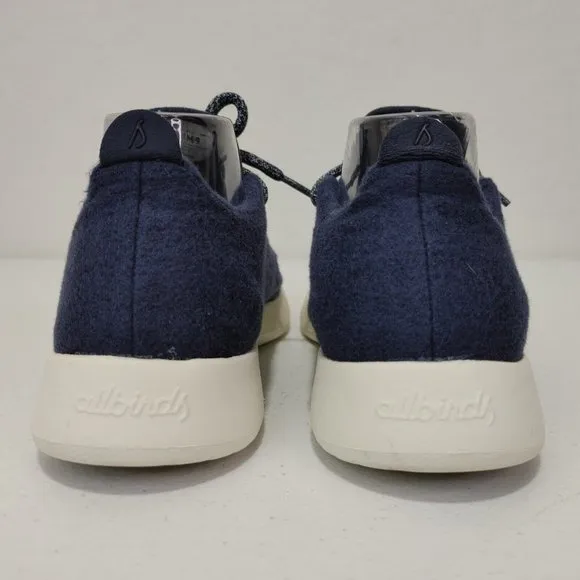 AllBirds Navy Blue Wool Runners Comfort Shoes Men's Size 9 CLEAN
