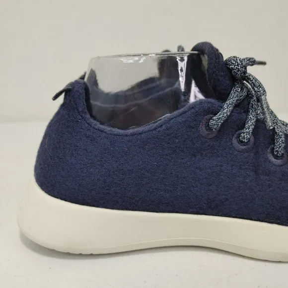 AllBirds Navy Blue Wool Runners Comfort Shoes Men's Size 9 CLEAN