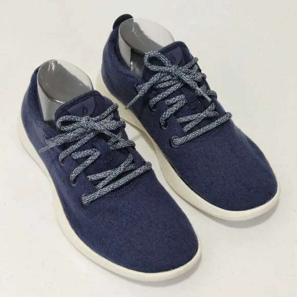 AllBirds Navy Blue Wool Runners Comfort Shoes Men's Size 9 CLEAN