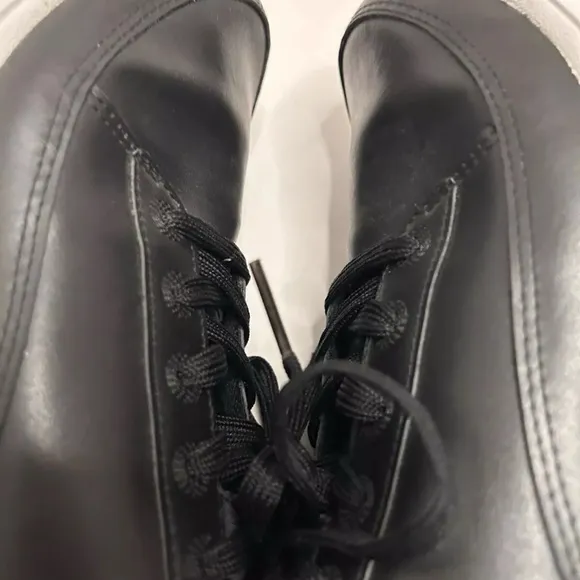 Allbirds Plant Pacers Shoes Black White Comfort  Lace Up Sneakers Size 8
