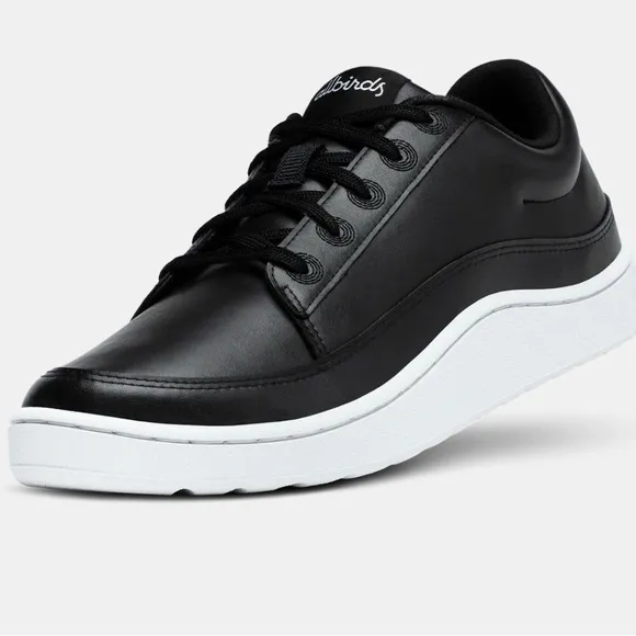 Allbirds Plant Pacers Shoes Black White Comfort  Lace Up Sneakers Size 8