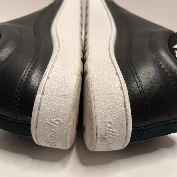 Allbirds Plant Pacers Shoes Black White Comfort  Lace Up Sneakers Size 8