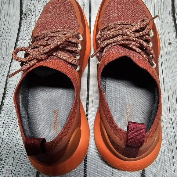 Allbirds SWT Trail Runner Tennis Athletic Shoes Orange Red Men's Size 11