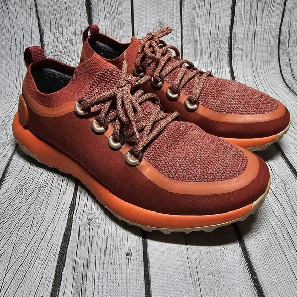 Allbirds SWT Trail Runner Tennis Athletic Shoes Orange Red Men's Size 11