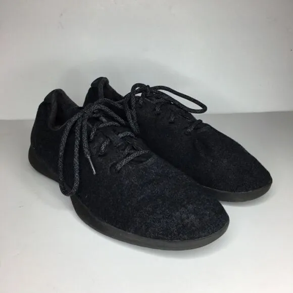 AllBirds Sz 13 Black Wool Athletic Shoes Sneaker