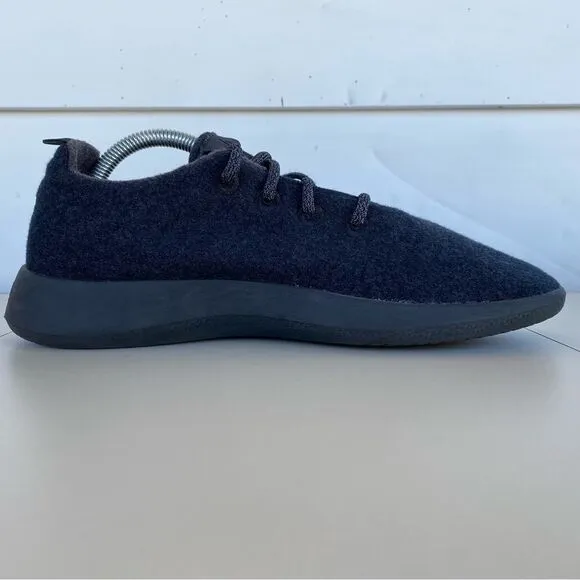 Allbirds Wool Runners Athletic Comfort Running Shoes Natural Black Heather Men 9
